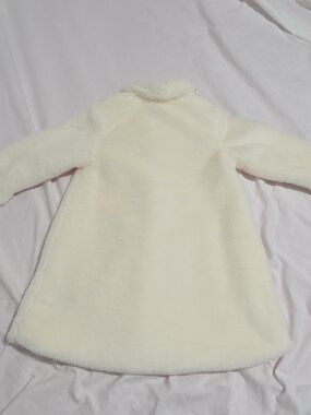 Nanette Baby Ivory Plush Faux Fur Jacket